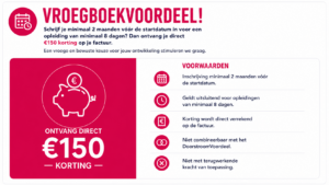 Vroegboekvoordeel